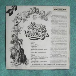 Elmer Gantrys Velvet Opera UK Orig 1968 Psych LP Hear