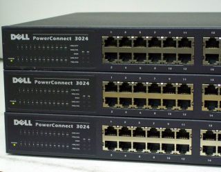  PowerConnect 3024 Layer 2 1000Base T 24 Port Ethernet Switches