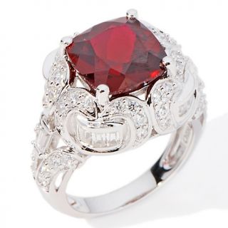 151 132 victoria wieck 5 53ct created ruby and baguette collar ring