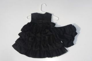gap toddler girl fancy black layer dress euc size 12 18m