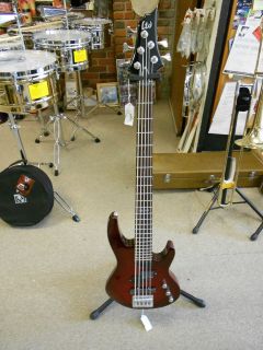 ESP LTD B 55FMSTRSB 5 String Electric Bass Guitar *New*