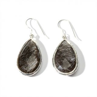 190 150 himalayan gems pear shape tourmalated quartz sterling silver