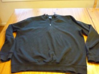 Bulleit Bourbon cotton poly 1/4 zip sweatshirt adult Large XL