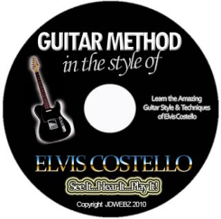 Elvis Costello Guitar Tab Software Lesson CD BONUSES