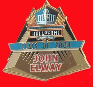 DENVER BRONCOS GREAT JOHN ELWAY ENTERS THE FOOTBALL HALL OF FAME IN