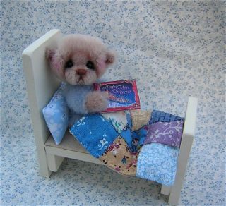 Farley Mini Miniature Teddy Bear Nancy McNally OOAK