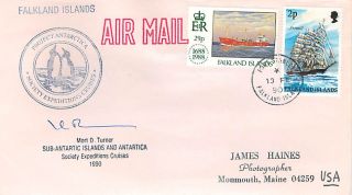 Falkland Islands 1990 Antarctic Cover Society Expeditions Cruises