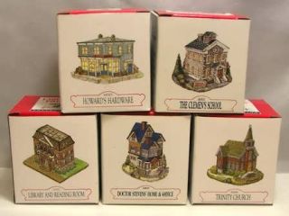Lot of 25 Liberty Falls Americana Collection Buildings New in Boxes 3