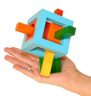 Wood Building Block Architecture Design Green Smart Toy