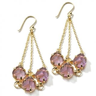 167 976 technibond cluster drop gemstone chandelier earrings rating 3