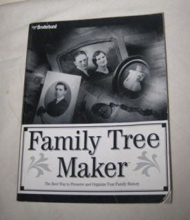  Broderbund Family Tree Maker Book