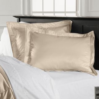 Concierge Collection Silky Shams, Set of 2   Standard