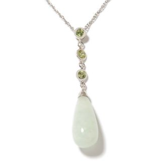 159 791 green jade and peridot drop necklace rating 2 $ 49 90 free