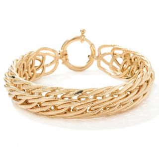 167 911 technibond intricate woven link bracelet rating 1 $ 69 97 s h