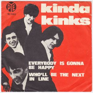 Kinks Everybody Is Gonna Be Happy RARE Denmark 45 Unique Danish P s