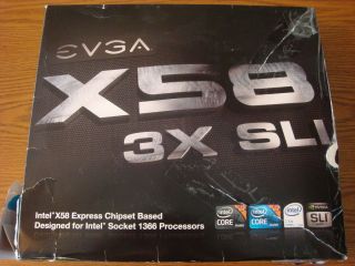 EVGA x58 3X SLI Intel Core i7 Motherboard New BLOWOUT