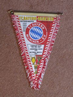  1979 80 Bayern Munchen Munich Pennant Flag