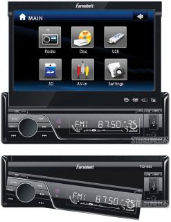 Farenheit Indash Car 7 Touchscreen Monitor DVD CD  iPod Player 1
