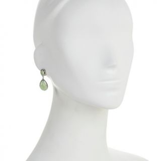 Jewelry Earrings Drop Sima K Green Chalcedony Sterling Silver