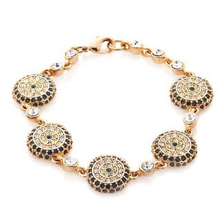 188 439 real collectibles by adrienne evil eye pave crystal goldtone