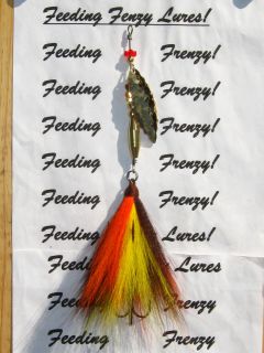   Muskie Spinnerbait Peacock Bass Pike Rod Feeding Frenzy Lures GB2