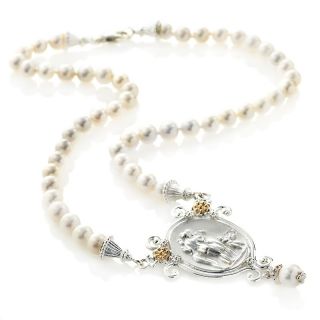 Jewelry Necklaces Drop Tagliamonte Three Graces Pearl Intaglio