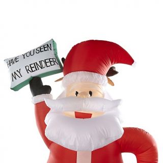 Winter Lane 6 Airblown Turning Santa Inflatable