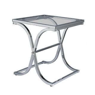 Home Furniture Accent Furniture Tables Vogue Chrome End Table