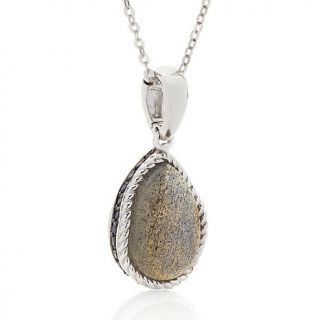 188 187 opulent opaques labradorite and iolite sterling silver pendant