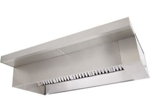 12 Restaurant Vent Hood System with Fans Curbs
