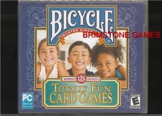 Bicycle Totally Fun Card Games PC Games Brand New SEALED XP Vista 7