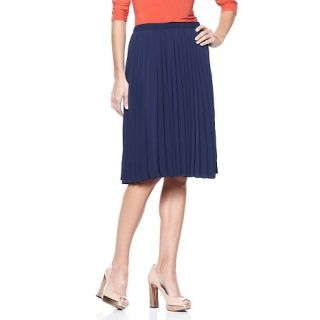 191 813 dknyc crepe knife pleated pull on skirt rating 2 $ 28 98 s h $