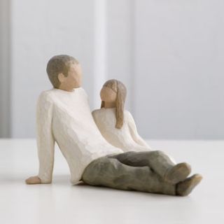 Father and Daughter Willow Tree Figurine by Susan Lordi Demdaco 26031