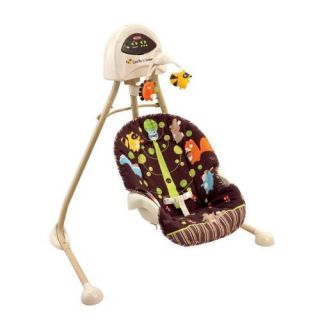 Fisher Price 2n1 Musical Cradle Swing Woodland Animals