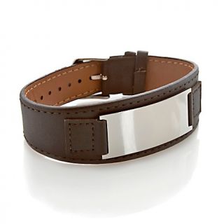  steel id and leather strap bracelet d 20121214100635203~227071_199