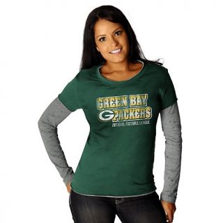 201 028 vf imagewear nfl womens twofer layered tee packers rating 24 $