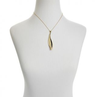 Bellezza Rondine Yellow Bronze Freeform Pendant with 18 Chain at