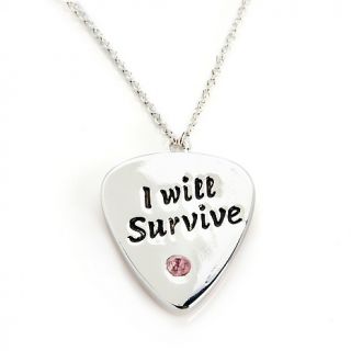 Lyric Culture I Will Survive Guitar Pick Silvertone 30 Drop