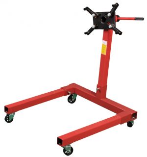 1250 lb Mobile 4 Wheel Steel Engine Stand Dolly for Car Auto Motor