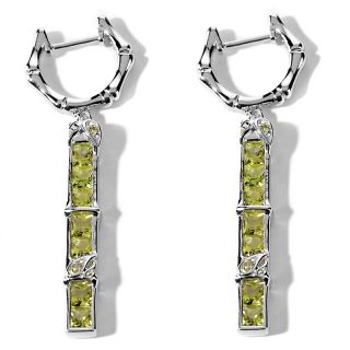 Jewelry Earrings Drop Victoria Wieck 1.43ct Apple Quartz White