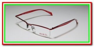   MIKLI 809 56 19 140 RED WHITE VISION CARE EYEGLASSES GLASSES FRAMES