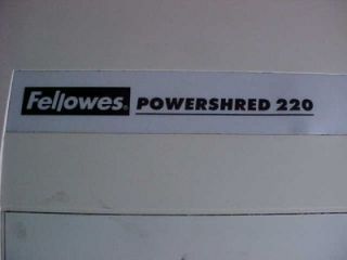 Fellowes Powershred 220 Paper Shredder Commercial Heavy Duty