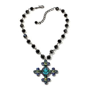 218 256 akkad akkad eternal glory crystal cross hematite tone 18 drop