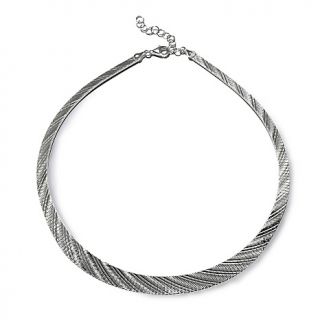 229 461 mazzaretto sterling silver graduated collar necklace rating be