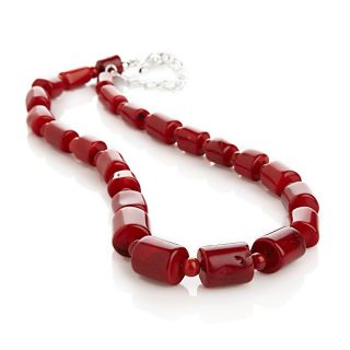 218 863 mine finds by jay king red sea bamboo coral beaded 18 necklace