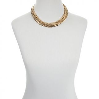 Technibond® Bold Woven Curb Link Chain Necklace