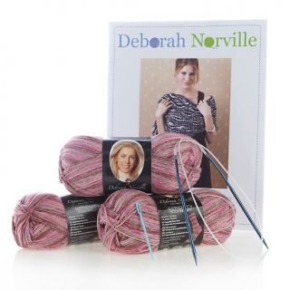237 679 deborah norville swirling shawl knitting kit rating 2 $ 19 95
