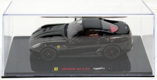 Ferrari 599 GTO in Black 143 Scale Diecast Car by Hot Wheels Elite