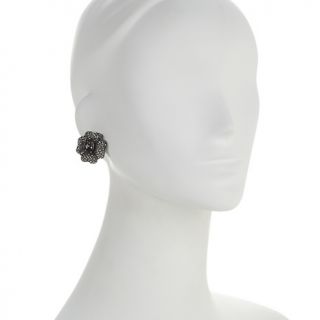 Jewelry Earrings Clip On Joan Boyce Petal Perfection Crystal