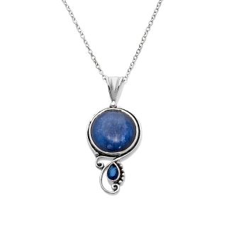 220 422 sajen kyanite and quartz swirled pendant with 18 chain rating